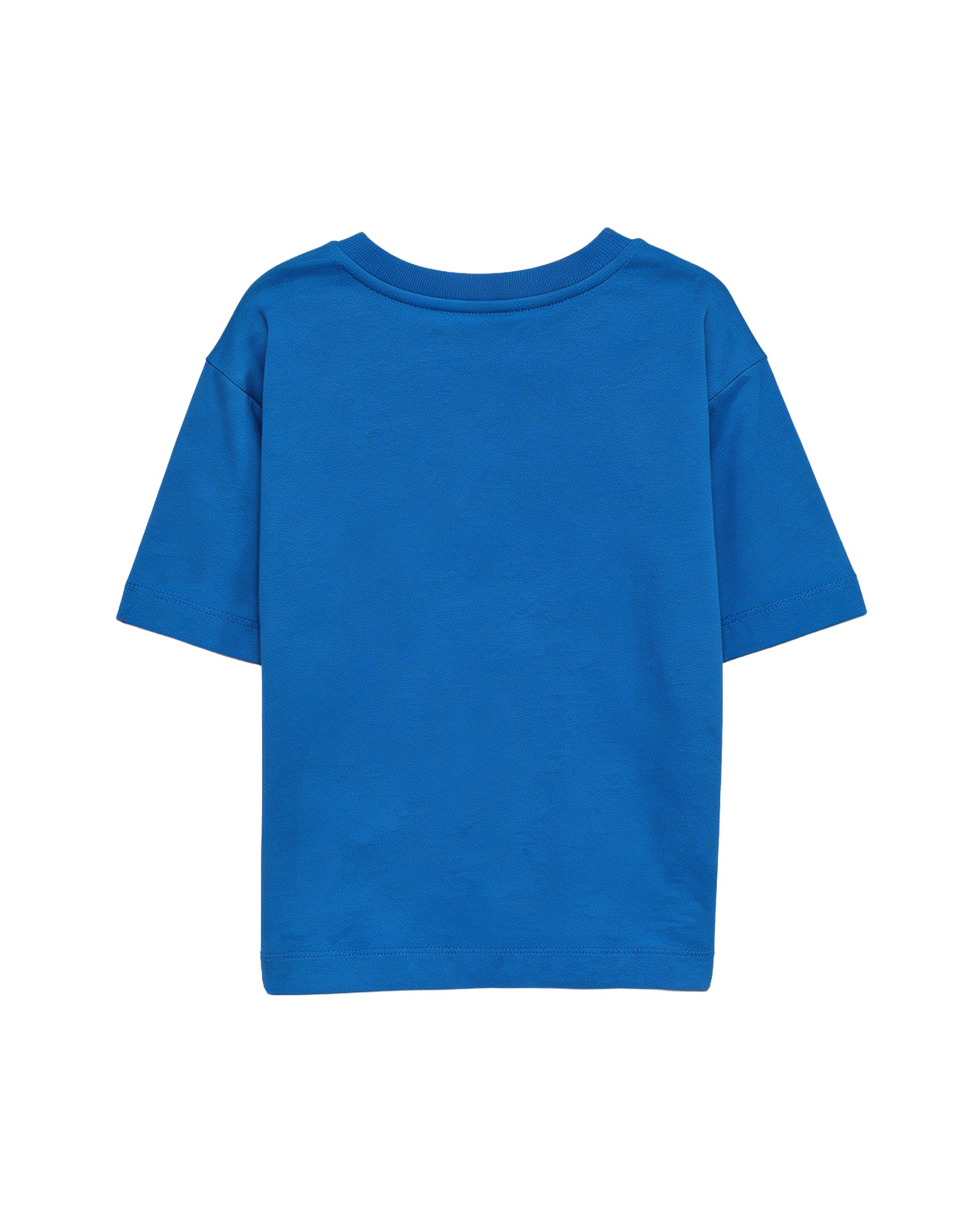 Moschino Kids T-shirt Blu con Logo Teddy Bear per Bambini