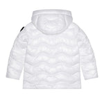 Blauer Kids Giubbino con Cappuccio Bianco LAROSE JUNIOR per Bambine