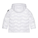 Blauer Kids Giubbino con Cappuccio Bianco LAROSE JUNIOR per Bambine