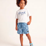 F**K Kids Costume Fantasia Azzurro con Logo per Bambini