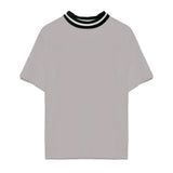 Yes London T-shirt Grigia con Colletto per Bambini