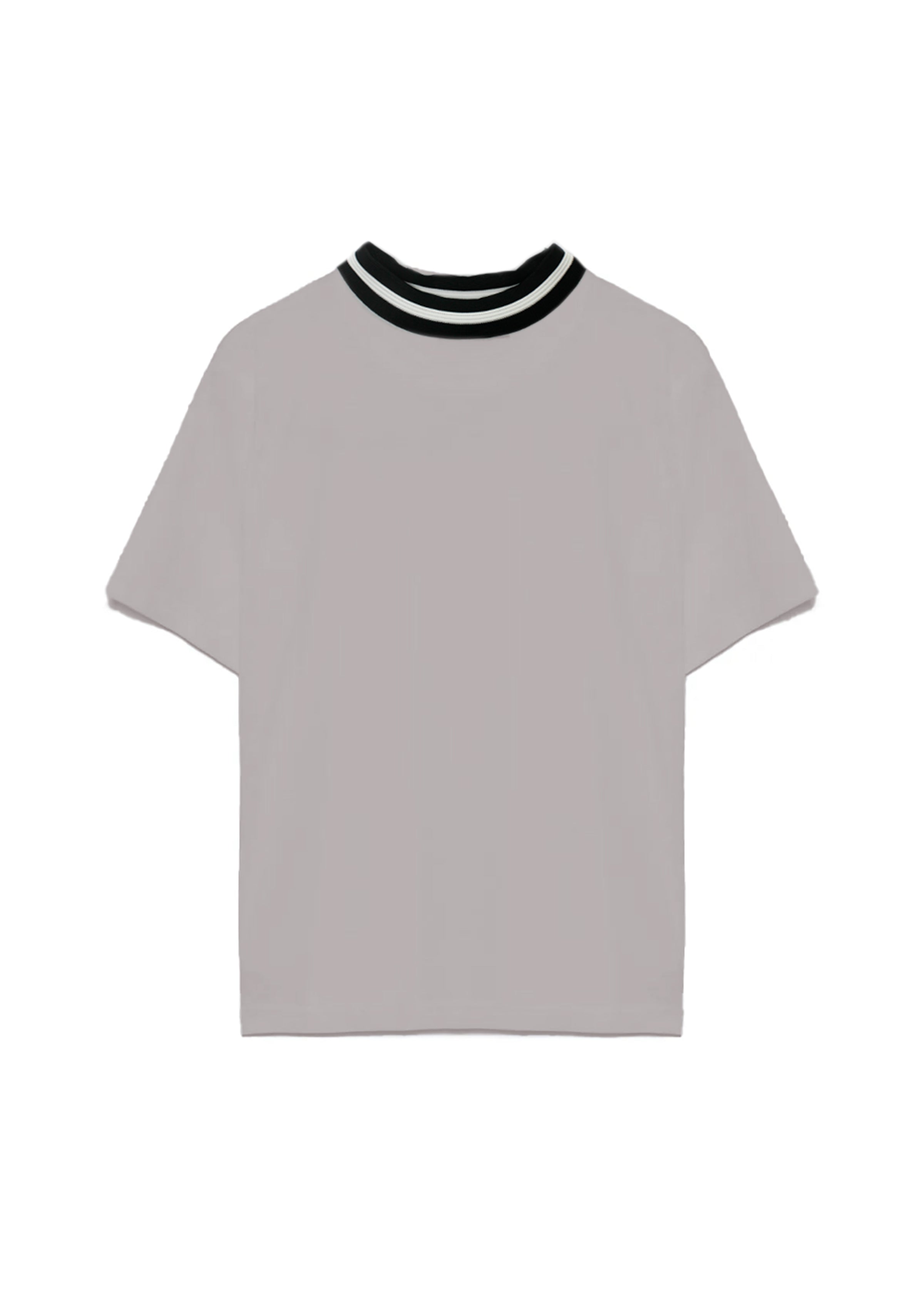 Yes London T-shirt Grigia con Colletto per Bambini