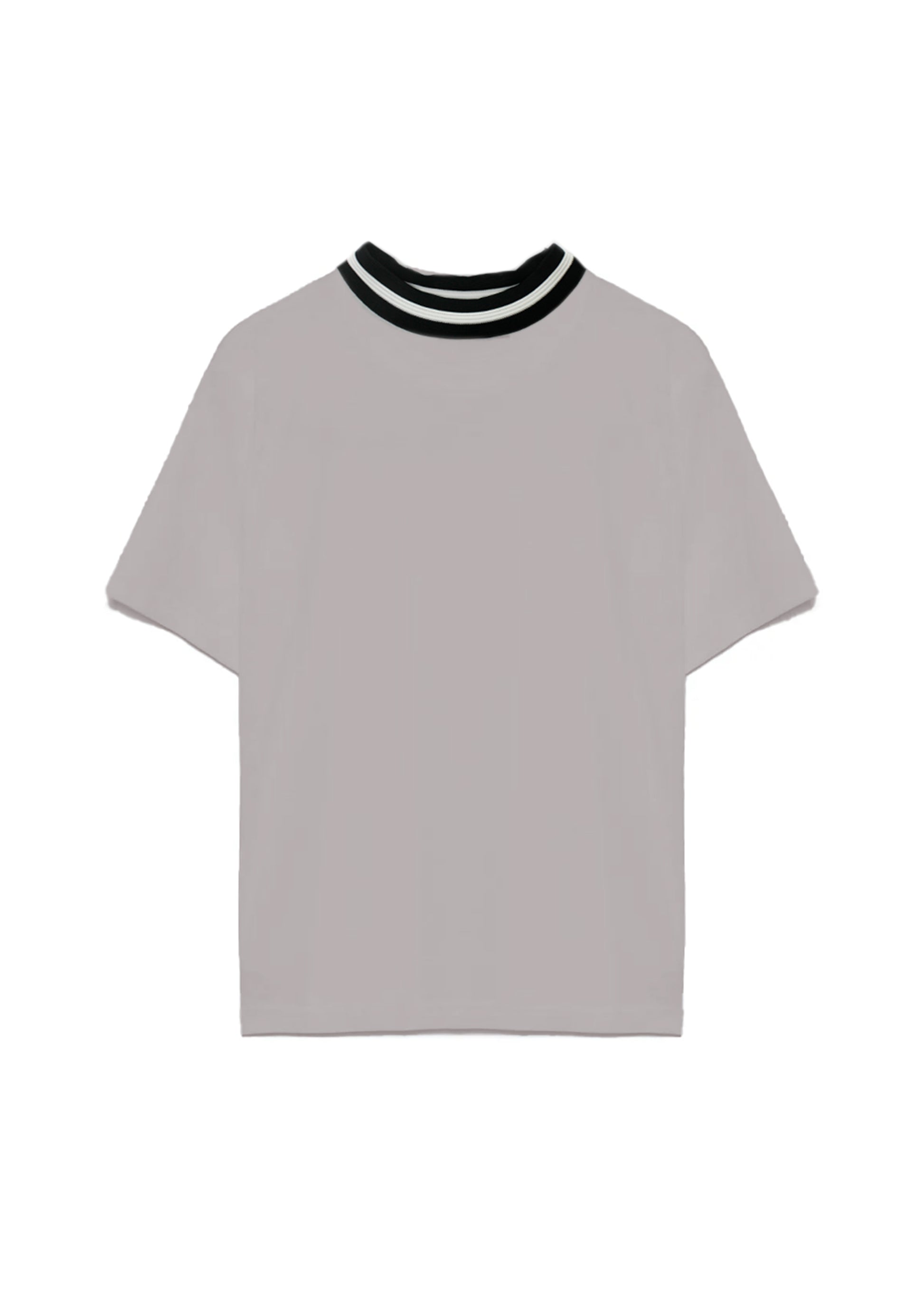 Yes London T-shirt Grigia con Colletto per Bambini