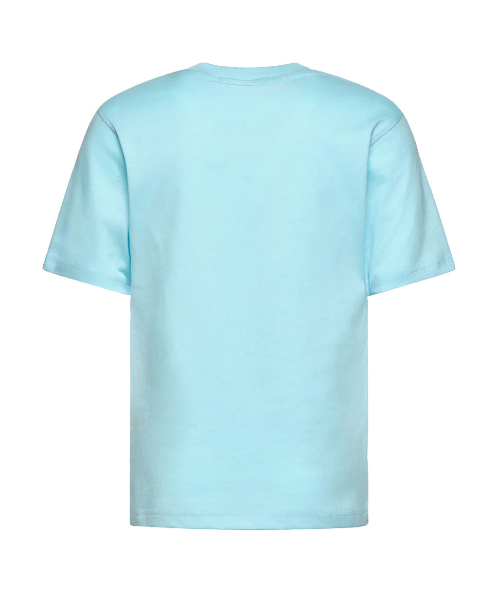 Effek Kids T-Shirt Celeste con Logo per Bambini
