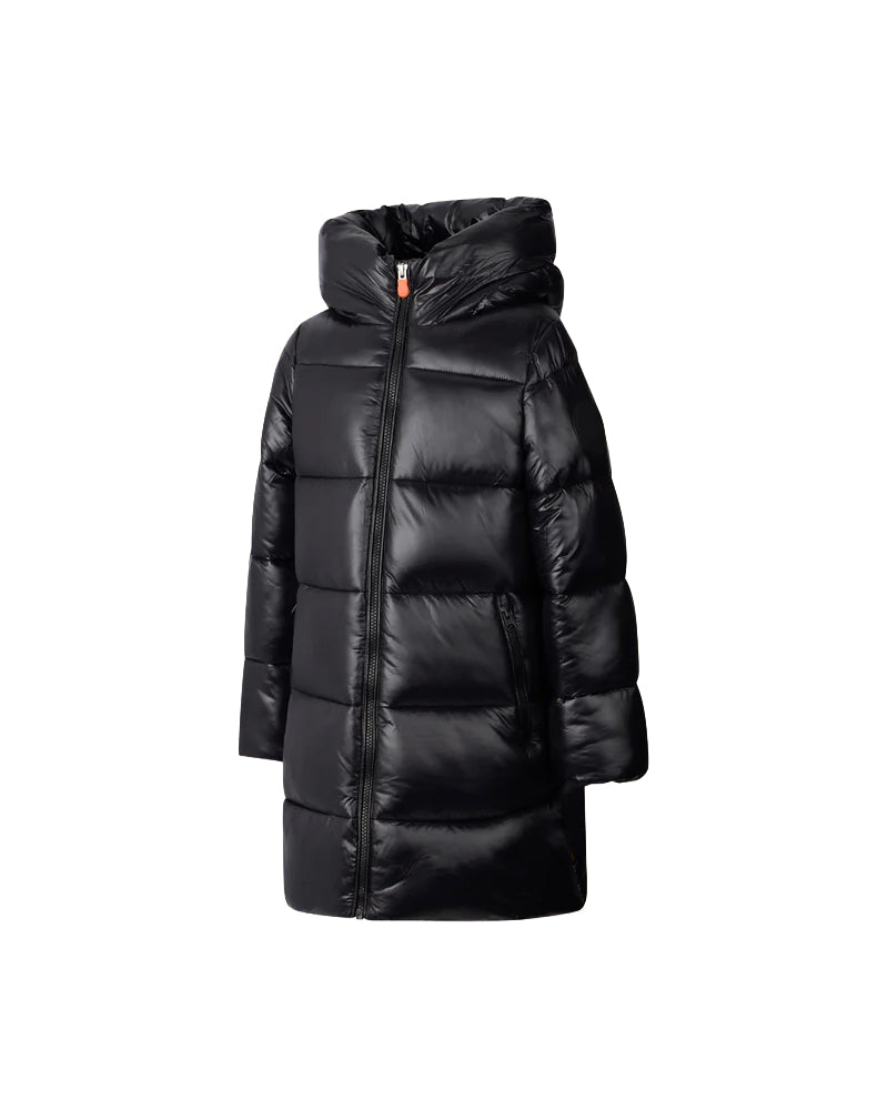 Save The Duck Kids Cappotto Imbottito Nero per Bambine