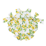 Deolinda Kids Abito + Mutandina Fantasia Limoni per Neonate