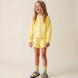 Msgm Kids Calzino Grigio e Giallo per Bambine