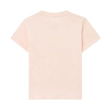 Palm Angels Kids T-Shirt Rosa Stampa Spray Teddy per Neonate