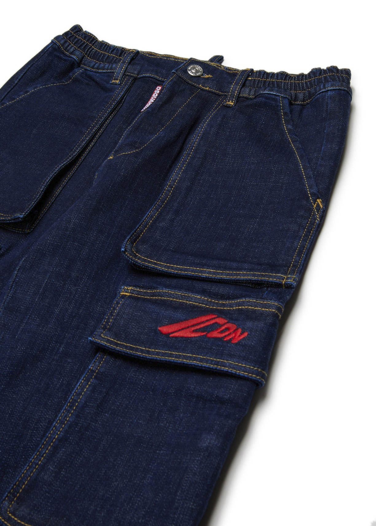 Dsquared2 Kids Jeans Cargo Denim per Bambini
