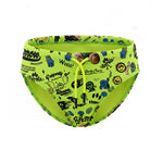 Barrow Kids Costume Slip Verde Fluo All-Over per Bambini