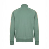 Puma Kids Felpa Verde con Fascie Beige a Contrasto Unisex per Bambini