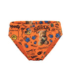 Barrow Kids Costume Slip Arancione Fluo All-Over per Bambini