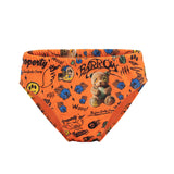 Barrow Kids Costume Slip Arancione Fluo All-Over per Bambini