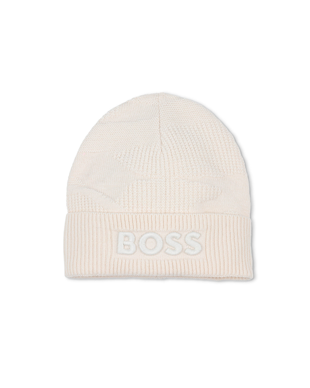Boss Kids Cappello Sabbia in Cotone per Neonati