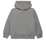Diesel Kids Felpa Grigia con Cappuccio con Macro D per Bambini