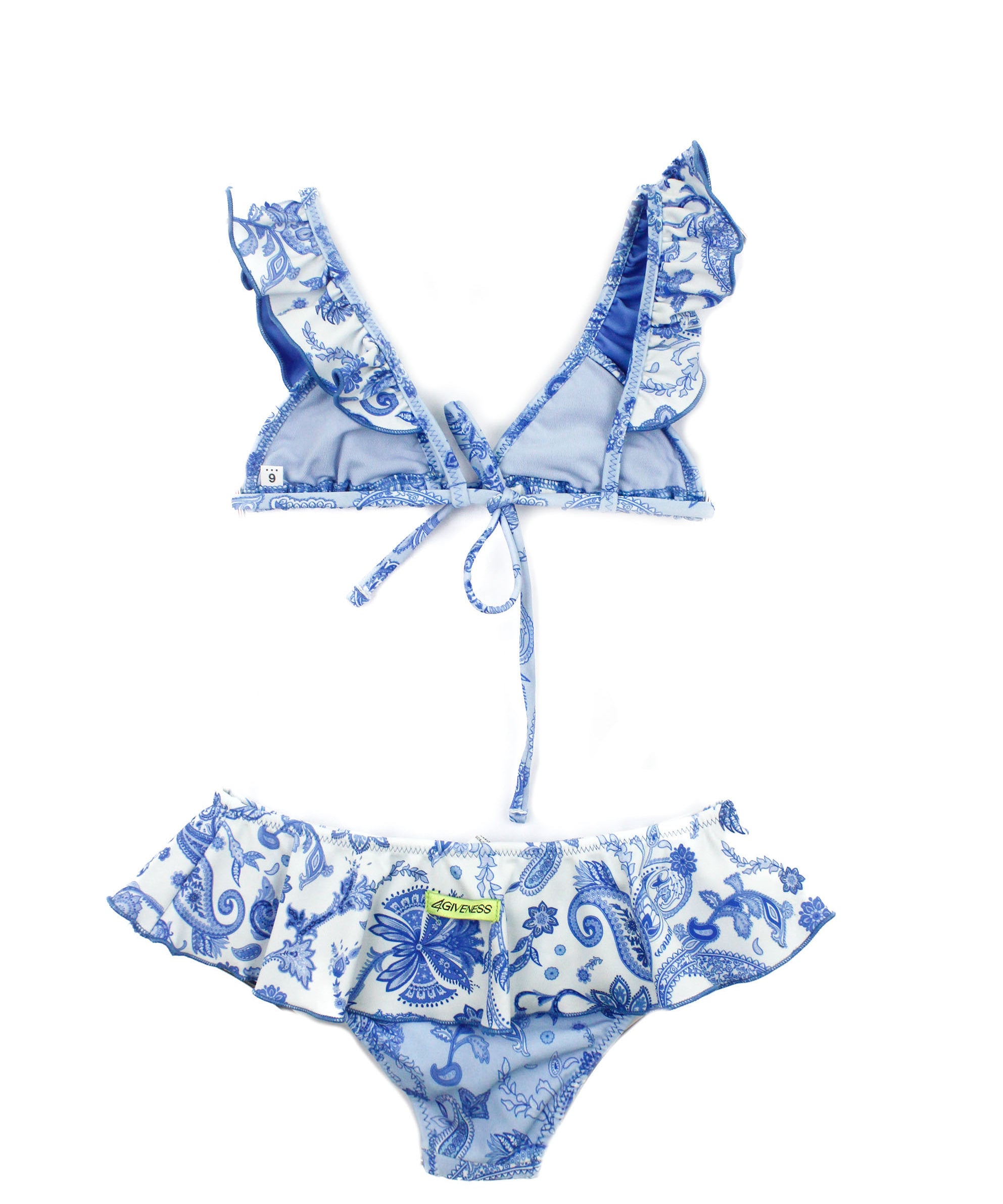 4Giveness Costume Bikini Antibes Azzurro per Bambine