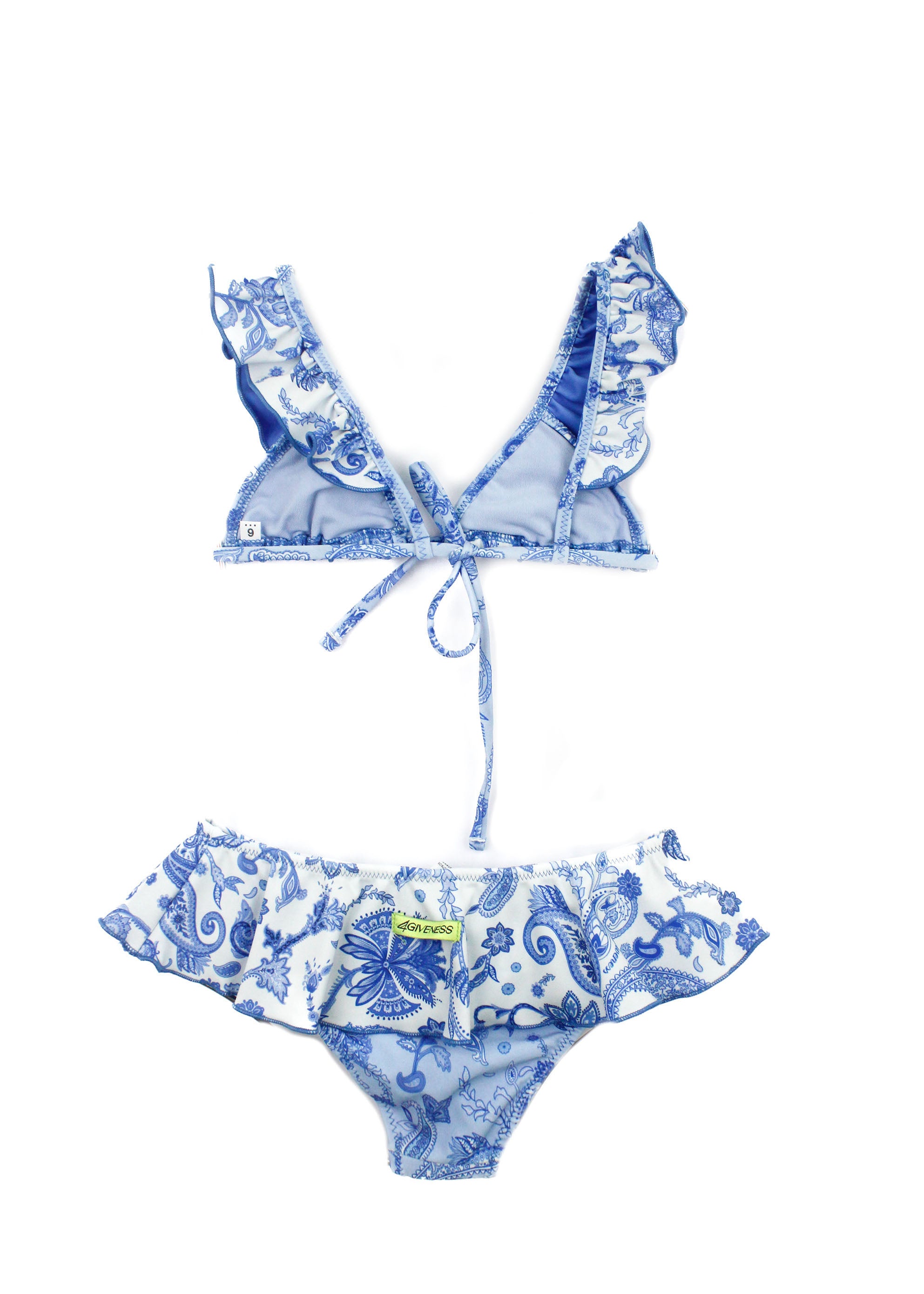4Giveness Costume Bikini Antibes Azzurro per Bambine
