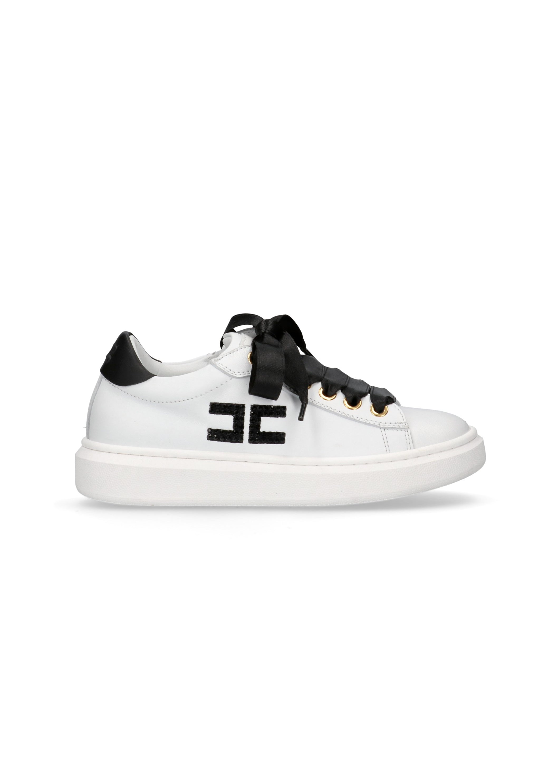 Elisabetta Franchi La Mia Bambina Sneakers Bianco/Nero per Bambine