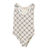 Elisabetta Franchi My Little Girl Black Butter Monokini Swimsuit for Girls