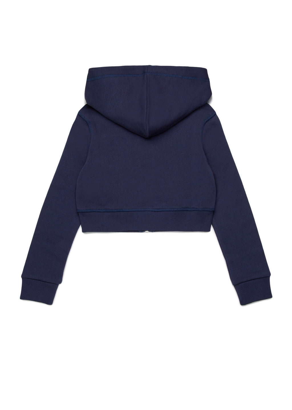 Dsquared2 Kids Felpa con Cappuccio e Zip Blu Navy per Bambini