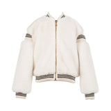 Twinset Kids Bomber in Eco-Pelliccia per Bambine