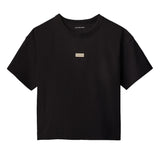 Calvin Klein Kids T-Shirt Nero con Logo per Bambini
