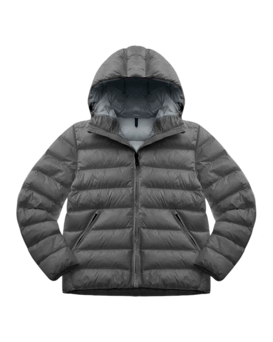 Blauer Kids Giubbino Grigio con Cappuccio ADAMS JUNIOR per Bambini