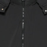MSGM Kids Piumino Nero con Cappuccio e Zip frontale per Bambini