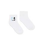 Dsquared2 Kids Calzini Bianchi con Stampa