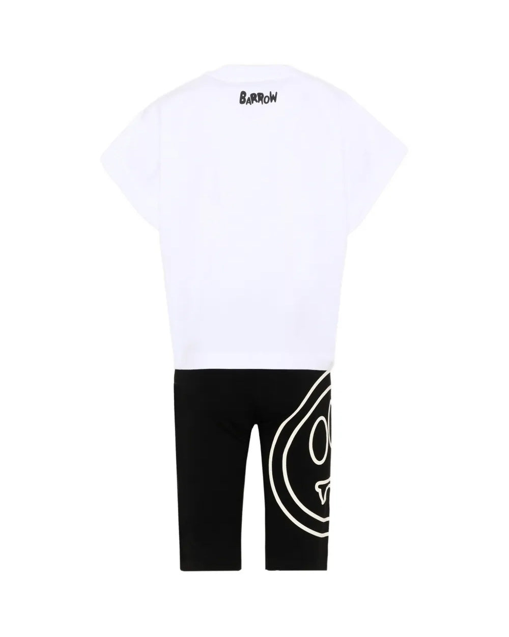 Barrow Kids Completo Bianco e Nero con Logo per Bambini