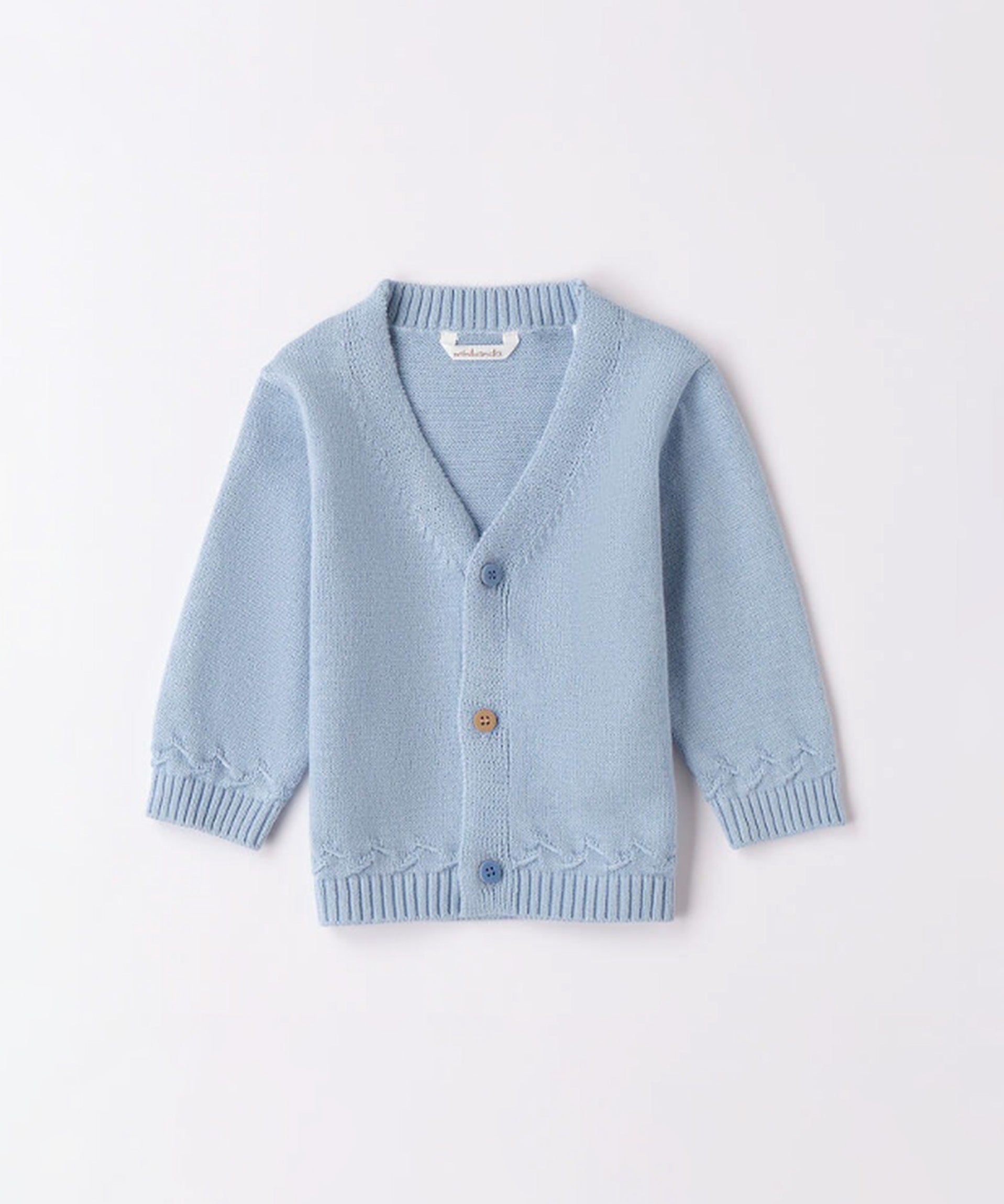 Minibanda Cardigan Azzurro per Neonati