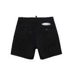 Dsquared2 Kids Short Nero con Logo Surf per Bambini