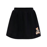 Moschino Kids Gonna Nera con Teddy per Bambine