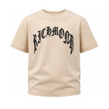 John Richmond Kids T-Shirt Crema con Logo Lettering per Bambini