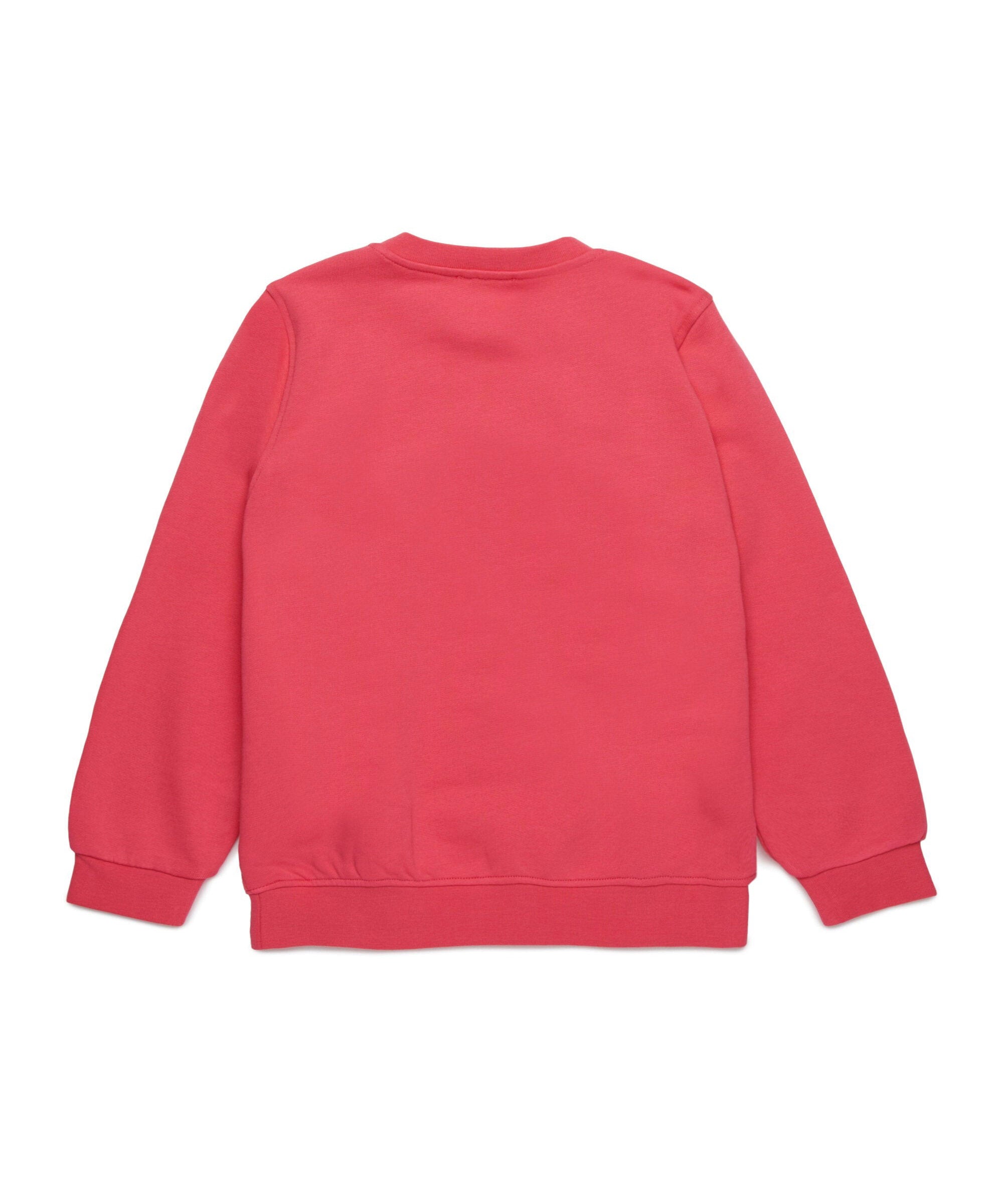 Diesel Kids Felpa Fucsia Girocollo con Oval D per Bambine (retro)