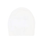 Moschino Kids Cappellino Bianco in Maglia con Teddy Bear e Logo Unisex