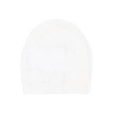 Moschino Kids Cappellino Bianco in Maglia con Teddy Bear e Logo Unisex