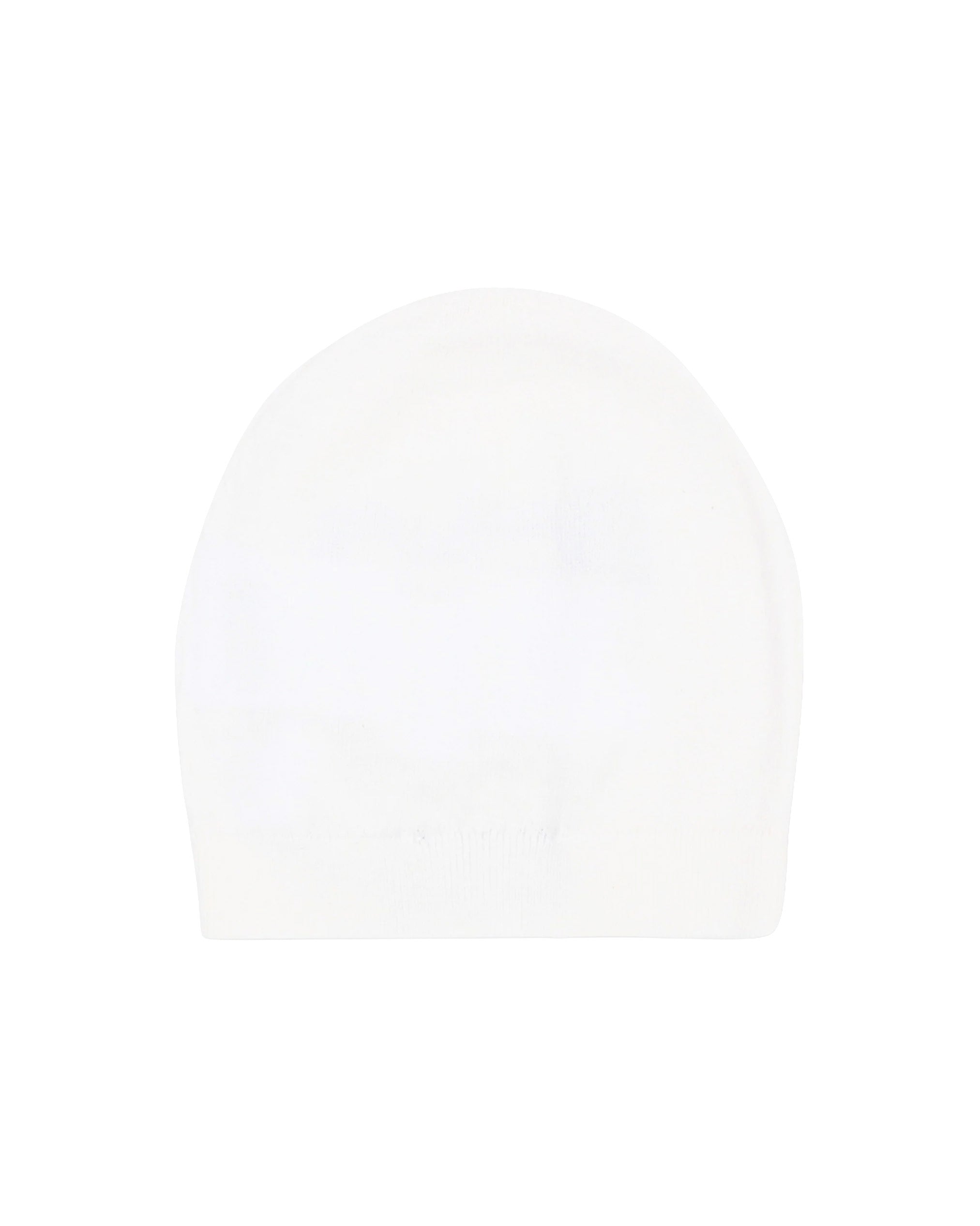 Moschino Kids Cappellino Bianco in Maglia con Teddy Bear e Logo Unisex