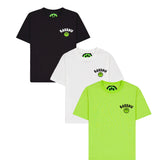 Barrow Kids T-shirt Set Nero/Bianco/Lime con Smile per Bambini