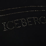Iceberg Kids Bomber Nero College con Borchie per Bambine (dettaglio)