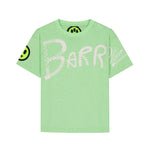 Barrow Kids T-shirt Verde con Stampa Logo per Bambini