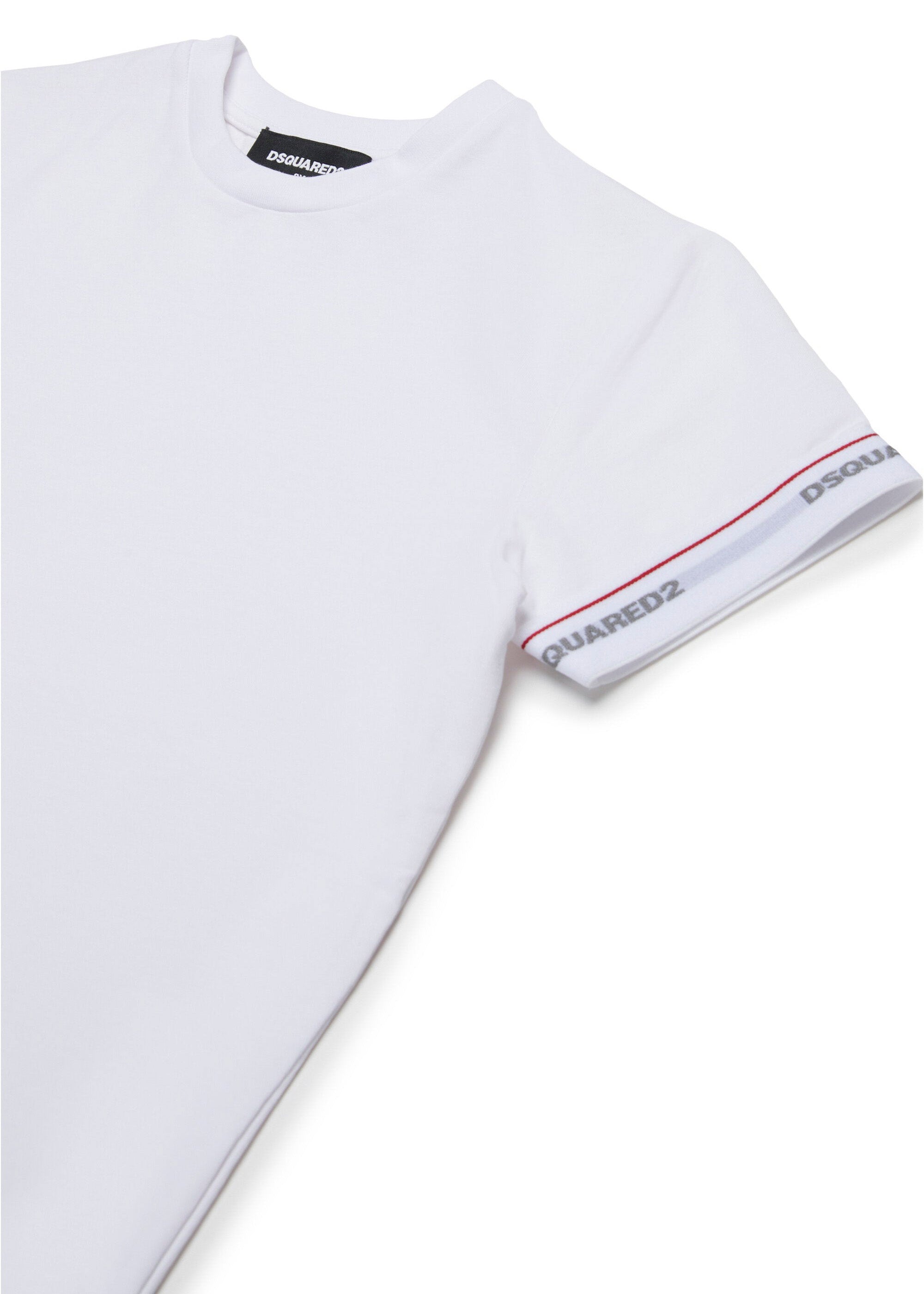 Dsquared2 Kids T-Shirt Bianca con Logo per Bambini