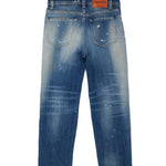 Dsquared2 Kids Pantalone in Denim con Patch Unisex