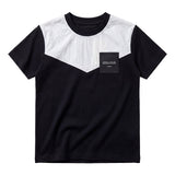 Yes London Kids T-Shirt Nero e Bianco con Logo per Bambini