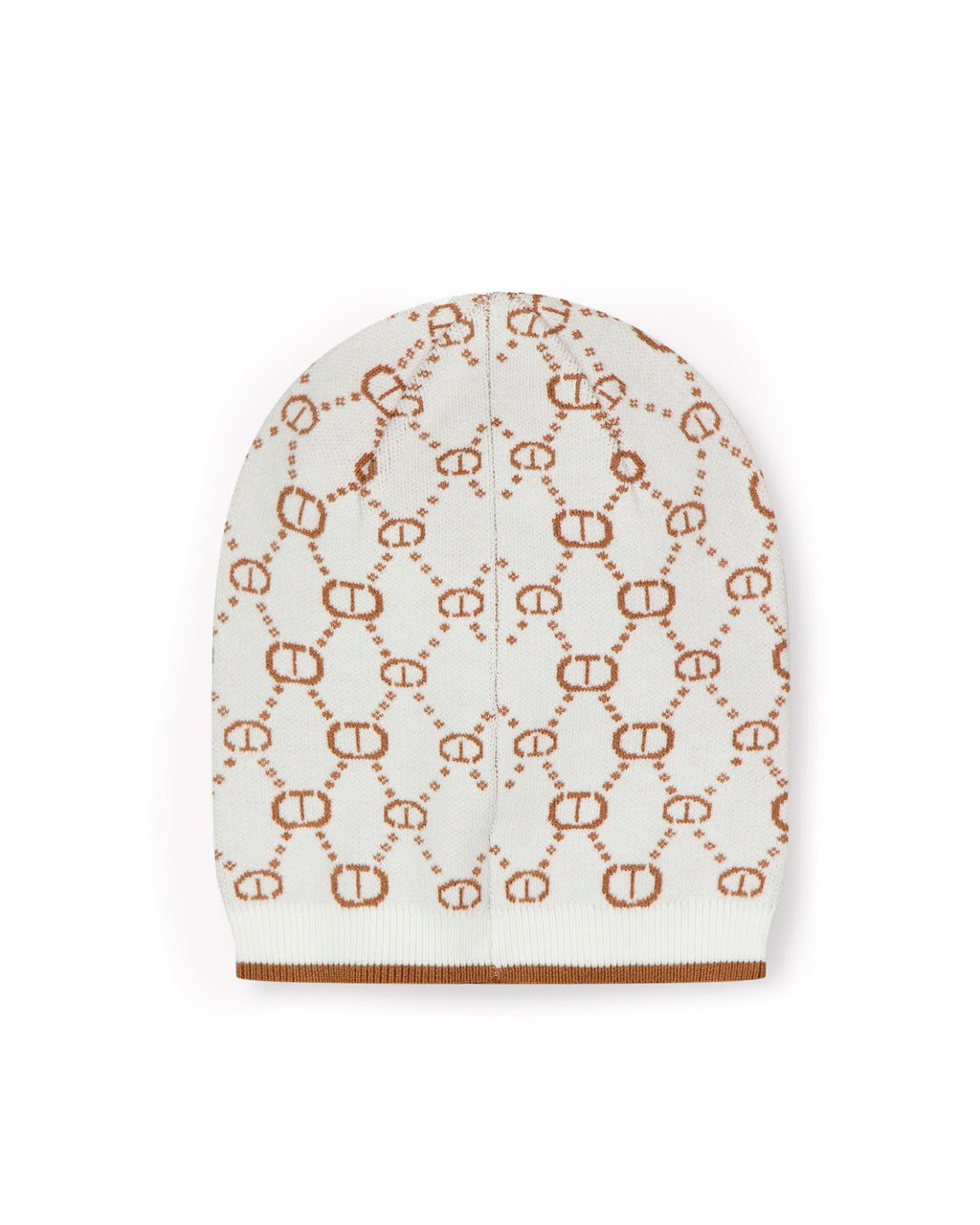 Twinset Kids Capello Milk con Motivo Multi Logo per Bambine