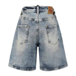 Dsquared2 Kids Bermuda Denim Sfumato per Bambini