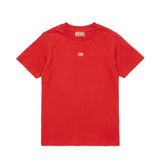 Diesel Kids T-shirt Rossa con Ricamo Logo Unisex Bambini