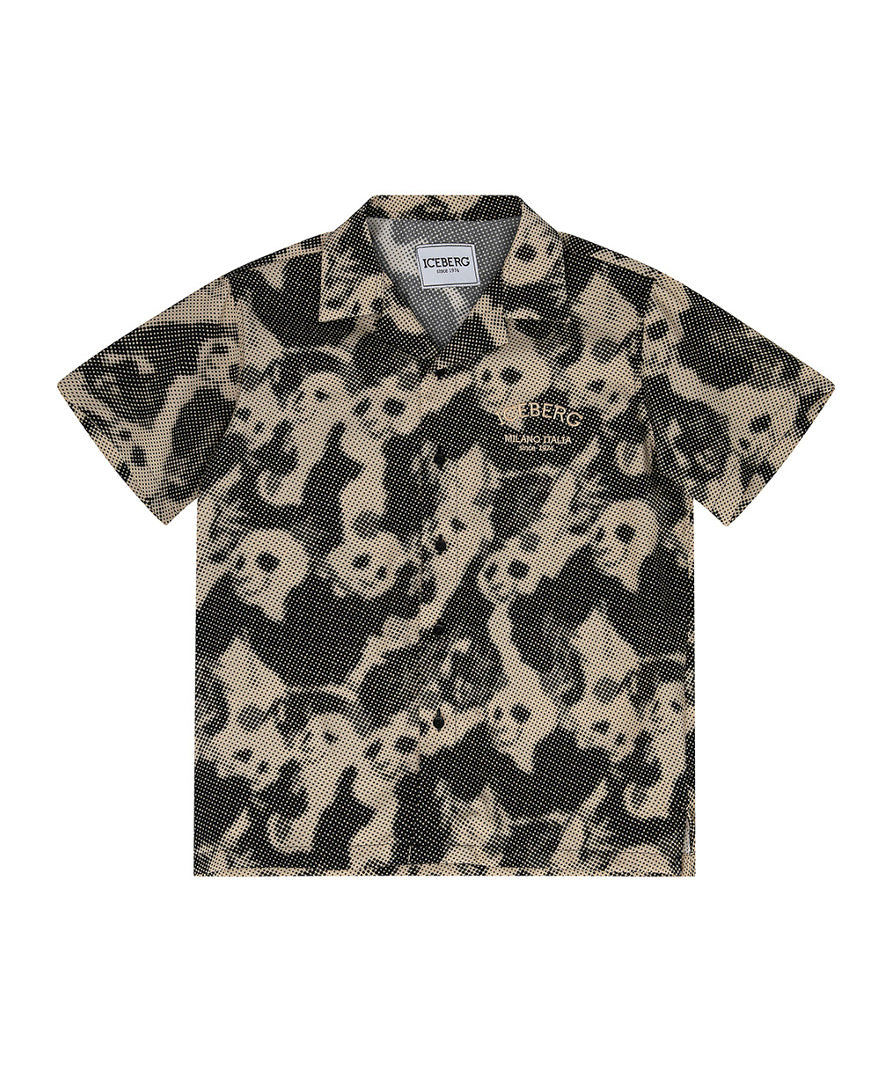 Iceberg Kids Camicia Fantasia Panda per Bambini