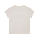 Iceberg Kids T-shirt Bianca con Strass Logo per Bambine (retro)