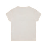 Iceberg Kids T-shirt Bianca con Strass Logo per Bambine (retro)